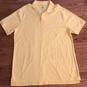 Men's Saddlebred large yellow Polo